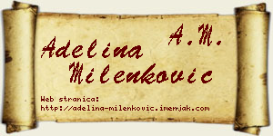 Adelina Milenković vizit kartica